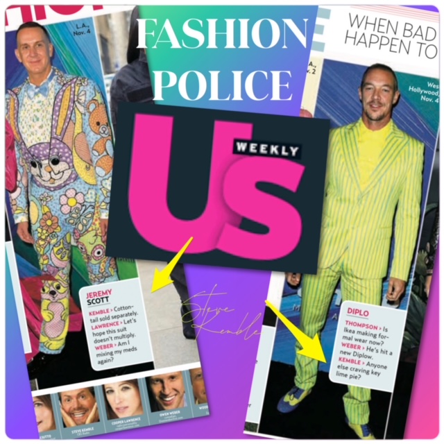 Steve Kemble in US Weekly, 2021, Fashion Police